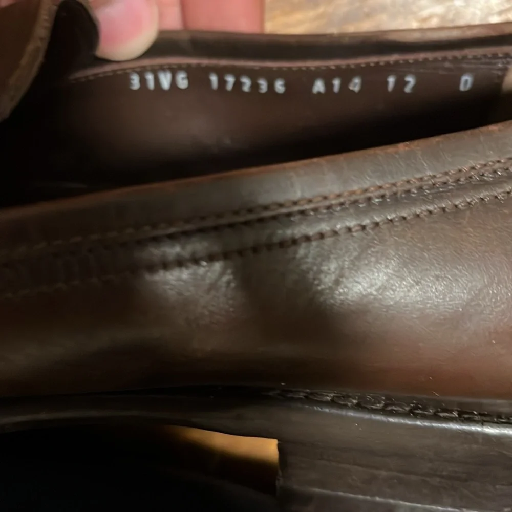 Salvatore Ferragamo Men's Brown Loafer Gancini Size 12